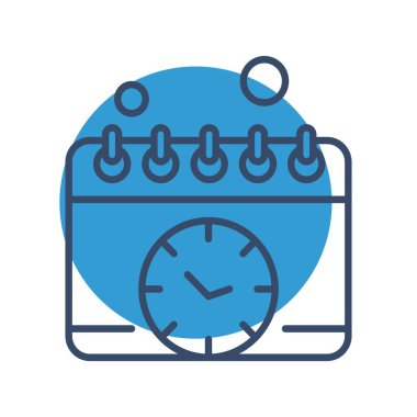 vektör Takvimi Simgesi illüstrasyonu