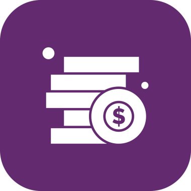 vektör sikkeleri Simge illüstrasyonu