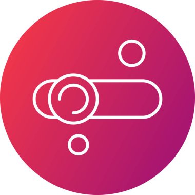 Eşitleyici Simgesinin vektör illüstrasyonu