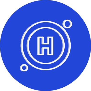 vektör hastane simgesi illüstrasyonu