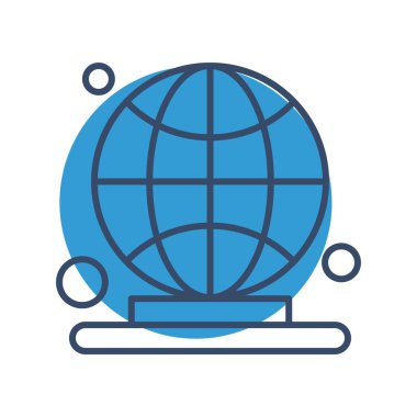 vektör Dünya simgesi illüstrasyonu