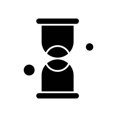 vektör kum saati simgesi illüstrasyonu