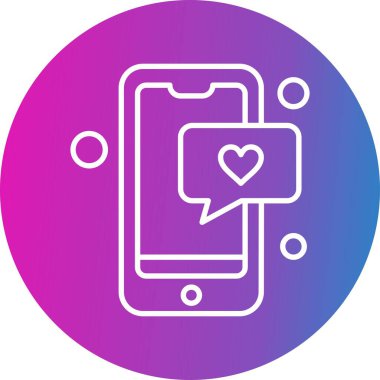 Vektör Mobil simge illüstrasyonu