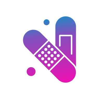 vektör Bandaj simgesi çizimi