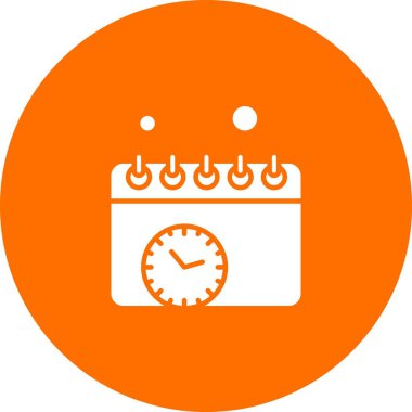 vektör Takvimi Simgesi illüstrasyonu