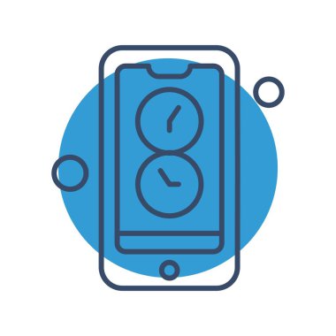 Vektör Mobil simge illüstrasyonu