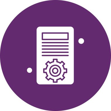 Vektör belgesi Simge illüstrasyonu