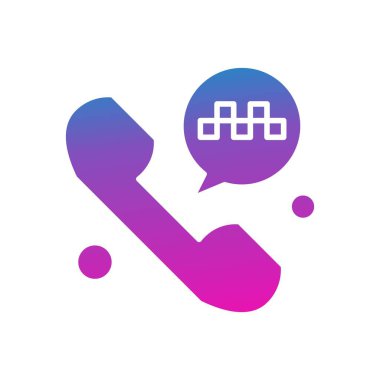 Vektör telefon simgesi illüstrasyonu