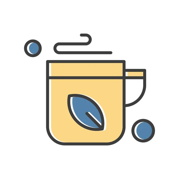Illustrazione Vector Coffee Icon — Vettoriale Stock