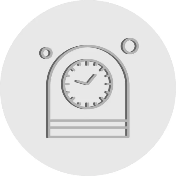 Vector Icono Alarma Ilustración — Archivo Imágenes Vectoriales