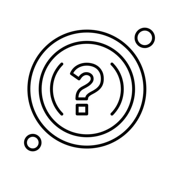 Vector Question Mark Ico — Stock Vector