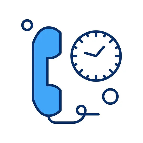 Telefone Vetor Icon Ilustração — Vetor de Stock