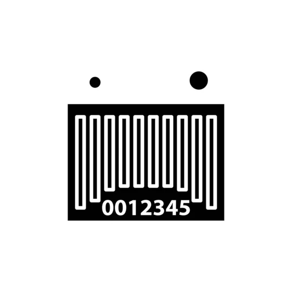 Barcode Symbol Vektor Illustration — Stockvektor