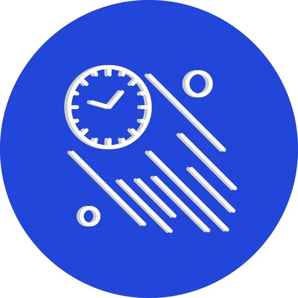 Vector Fast Clock Ico — 스톡 벡터