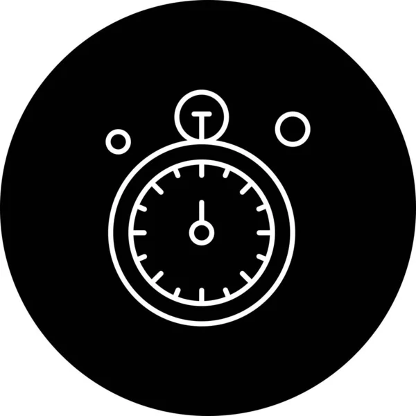 Vector Stop Watch Icon — Stock Vector