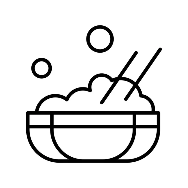 Vector Ilustración Del Icono Comida — Vector de stock