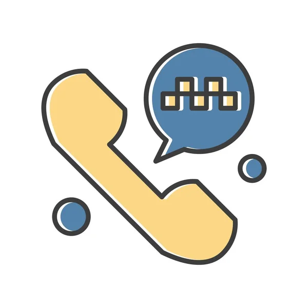 Vektortelefon Icon Illustration — Stockvektor