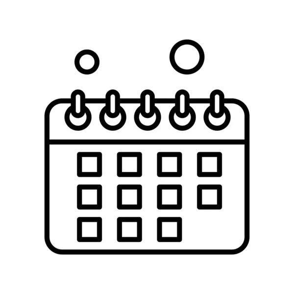 Vektor Kalender Icon Illustration — Stockvektor