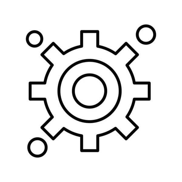 Configuración Vectores Icono Ilustración — Vector de stock