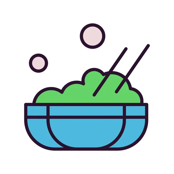 Vector Illustration Food Icon — Stock Vector