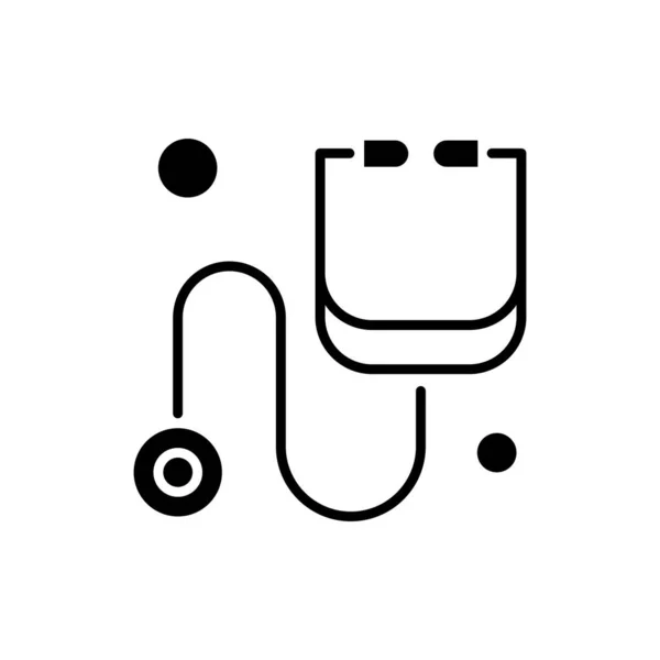 Vektor Stethoskop Symbol Illustration — Stockvektor