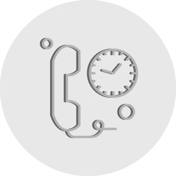 Vektortelefon Icon Illustration — Stockvektor