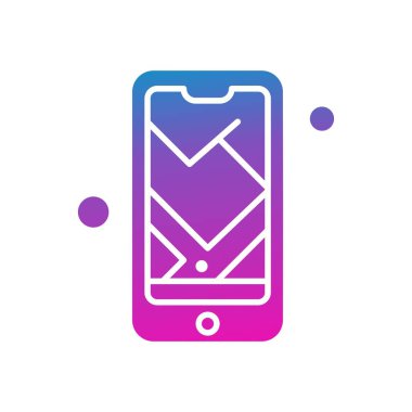  Vektör Mobil simge illüstrasyonu