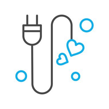  vektör veri kablosu simgesi 