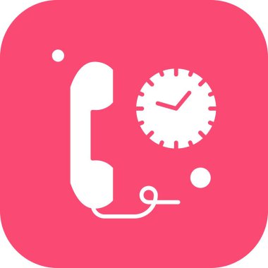 Vektör telefon simgesi illüstrasyonu