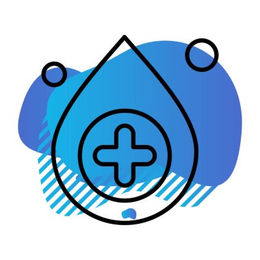 Vektör konumu simge illüstrasyonu