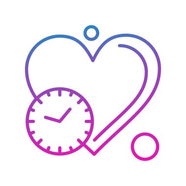 Vektör Kalp Simgesi illüstrasyonu