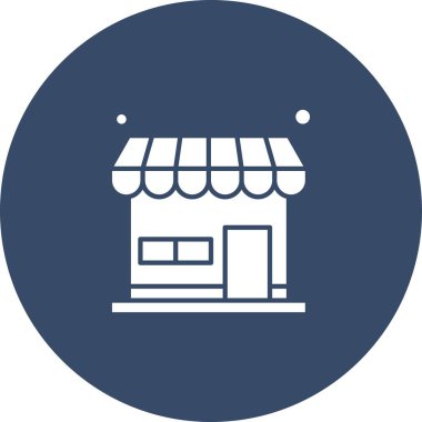 vektör mağaza simgesi çizimi