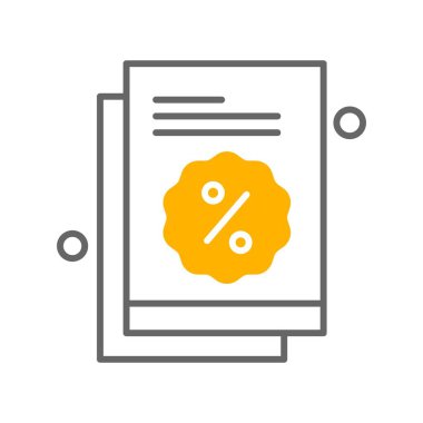 Vektör belgesi Simge illüstrasyonu