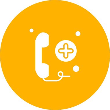 Vektör telefon simgesi illüstrasyonu