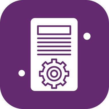 Vektör belgesi Simge illüstrasyonu