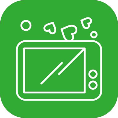 vektör mobil tableti Ico