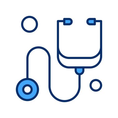  vektör steteskop resimleme