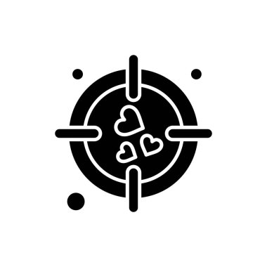 vektör hedef simgesi illüstrasyonu