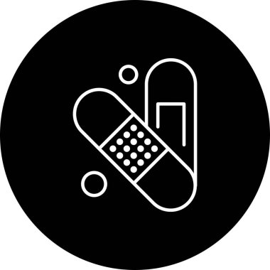 vektör Bandaj simgesi çizimi