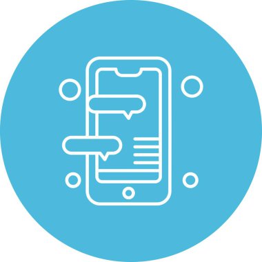  Vektör Mobil simge illüstrasyonu