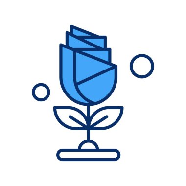 Vektör Çiçeği Simgesi illüstrasyonu