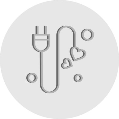  vektör veri kablosu simgesi 