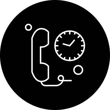 Vektör telefon simgesi illüstrasyonu