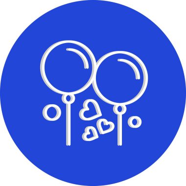 vektör Balon simgesi illüstrasyonu