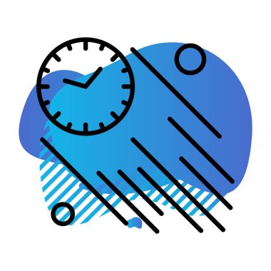vektör hızlı saat Ico