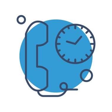 Vektör telefon simgesi illüstrasyonu