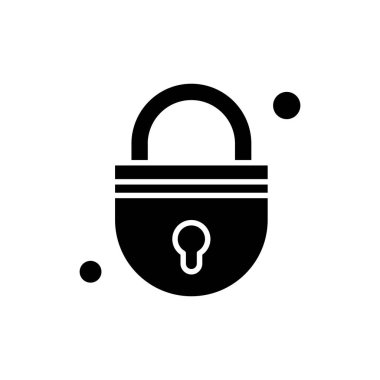  Vektör illüstrasyon kilidi simgesi