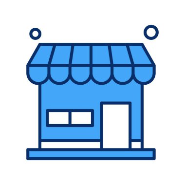 vektör mağaza simgesi çizimi