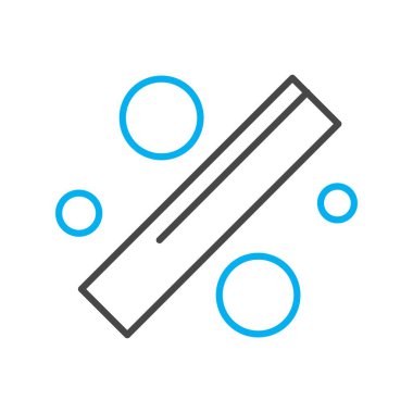 İndirim simgesi vektör illüstrasyonu