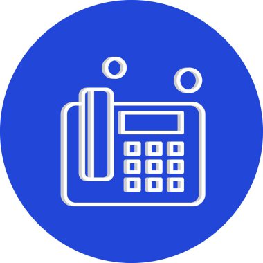 Vektör telefon simgesi illüstrasyonu